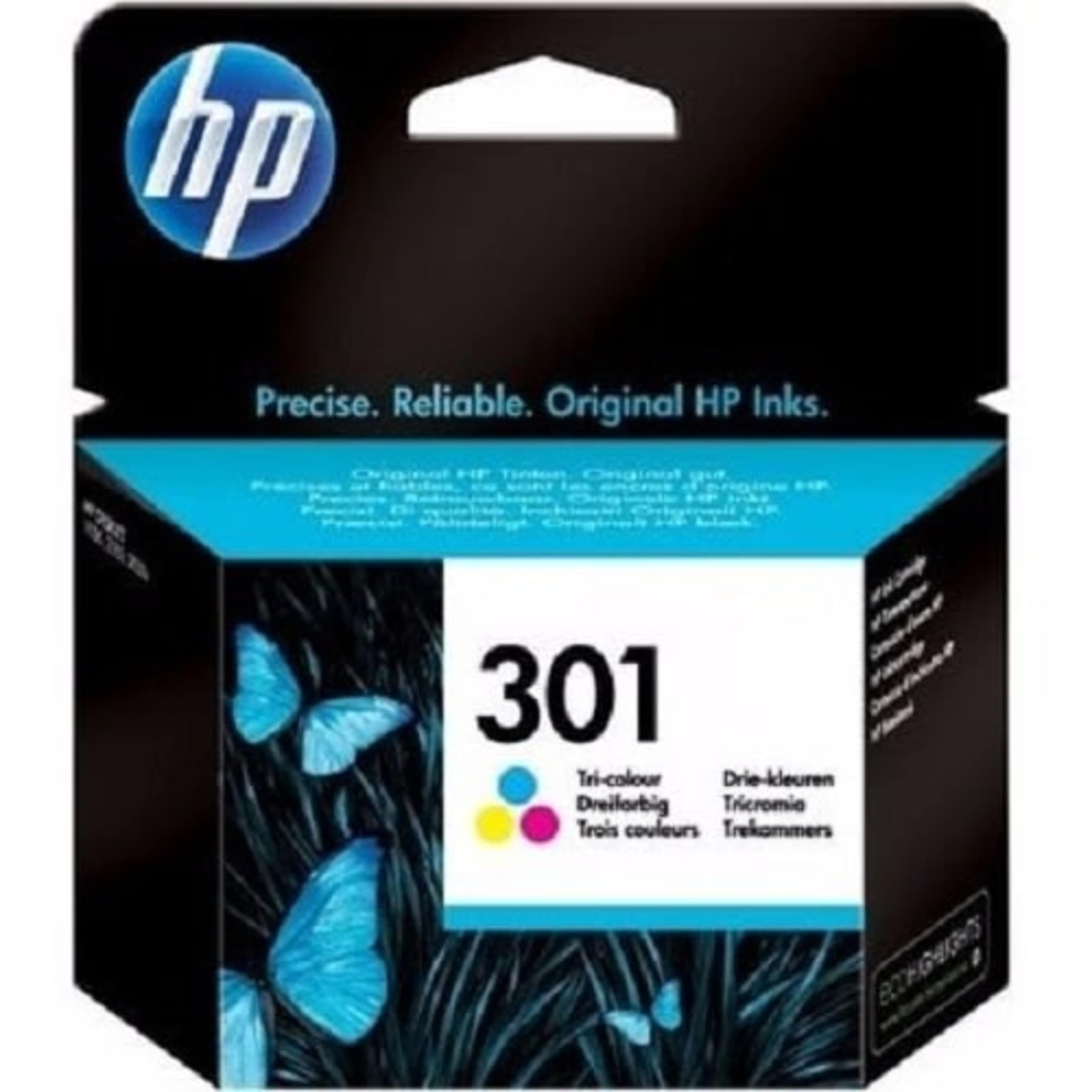 HP Ink Cartridge - 301 - Tri- Colour